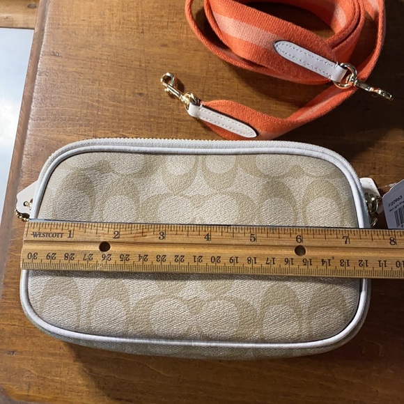 Coach Bunny & Stars Varsity Patch Crossbody Pouch - Picture 11 of 17